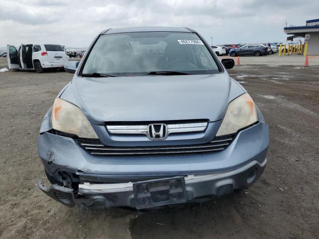 JHLRE38797C007360 - 2007 HONDA CR-V EXL BLUE photo 5