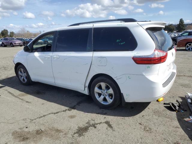 5TDKZ3DC9HS856040 - 2017 TOYOTA SIENNA LE WHITE photo 2