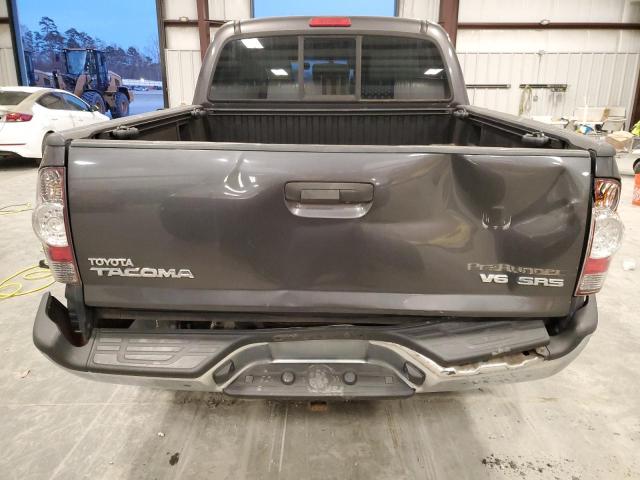 5TFJU4GN5BX010874 - 2011 TOYOTA TACOMA DOUBLE CAB PRERUNNER GRAY photo 6