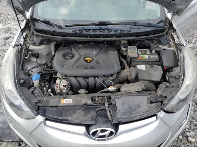 5NPDH4AE6EH527420 - 2014 HYUNDAI ELANTRA SE SILVER photo 11