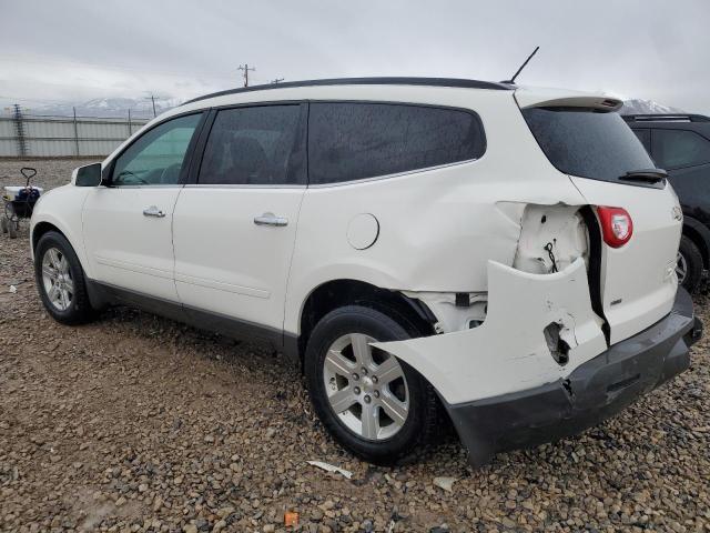 1GNKVJED0BJ239810 - 2011 CHEVROLET TRAVERSE LT WHITE photo 2