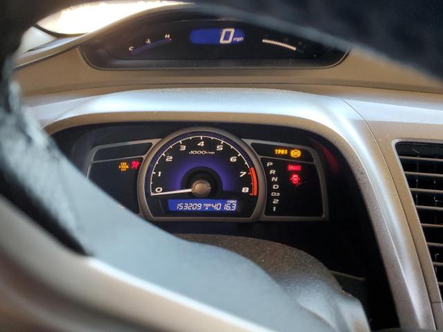 2HGFA16649H352551 - 2009 HONDA CIVIC LX-S ნაცრისფერი ფოტო 9