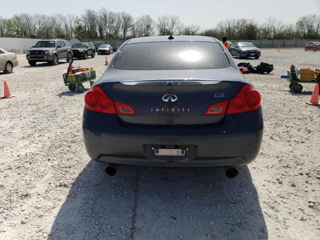 JNKBV61E38M208951 - 2008 INFINITI G35 BLUE photo 6