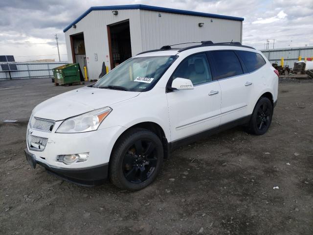 1GNLVHEDXAS106364 - 2010 CHEVROLET TRAVERSE LTZ WHITE photo 1