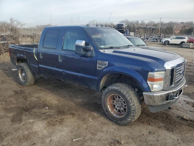 1FTWW31569EA37932 - 2009 FORD F350 SUPER DUTY BLUE photo 4