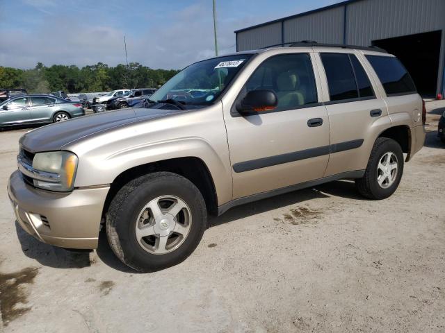 1GNDS13S752202464 - 2005 CHEVROLET TRAILBLAZE LS GOLD photo 1