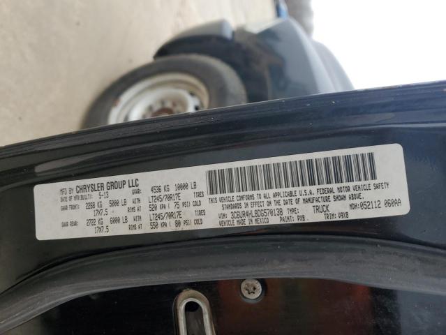 3C6UR4HL8DG570138 - 2013 RAM 2500 ST BLACK photo 12