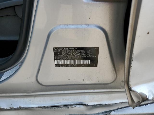 JTLKE50E781016757 - 2008 TOYOTA SCION XB 灰色 照片 12