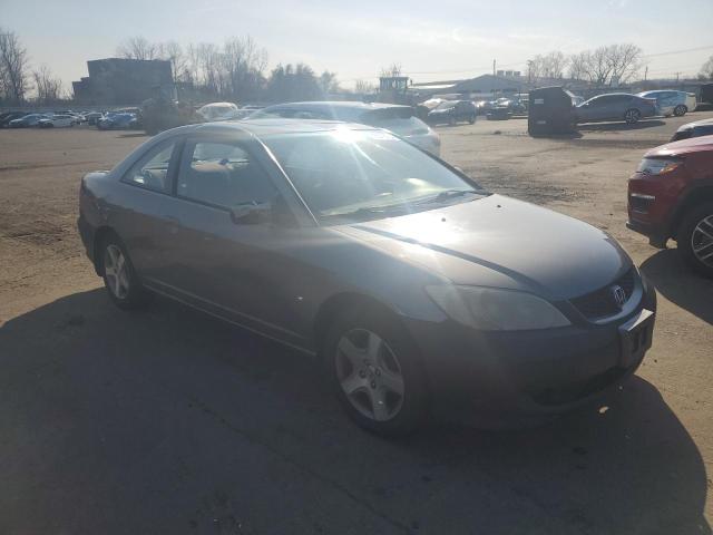 1HGEM22965L023128 - 2005 HONDA CIVIC EX GRAY photo 4