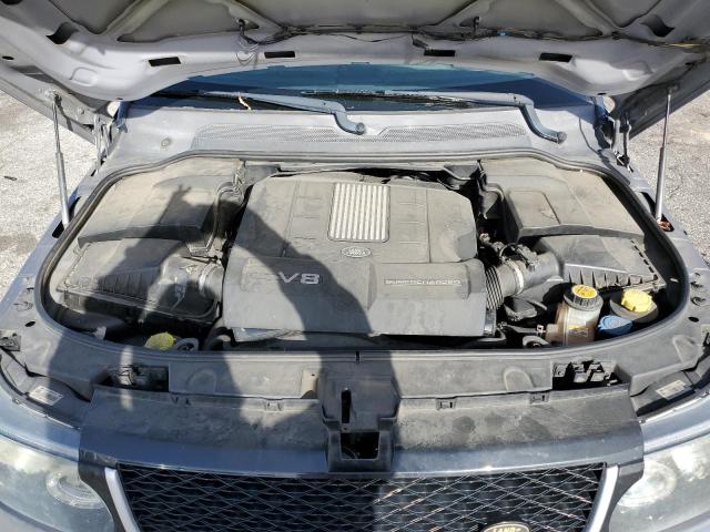 SALSP2E44DA774336 - 2013 LAND ROVER RANGE ROVE AUTOBIOGRAPHY GRAY photo 12