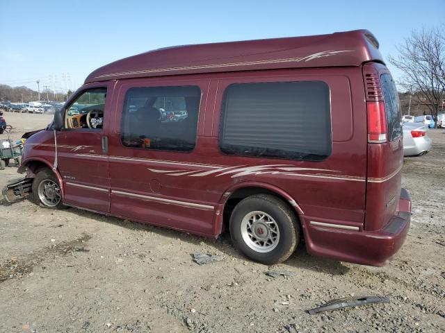 1GBFG15R2X1123021 - 1999 CHEVROLET EXPRESS G1 MAROON photo 2