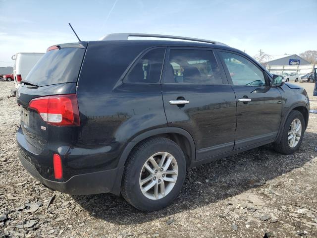 5XYKTCA64EG453527 - 2014 KIA SORENTO LX BLACK photo 3