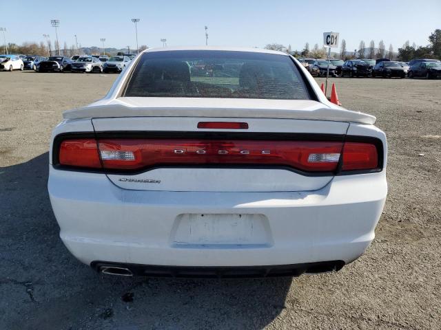 2C3CDXBG9DH639052 - 2013 DODGE CHARGER SE WHITE photo 6