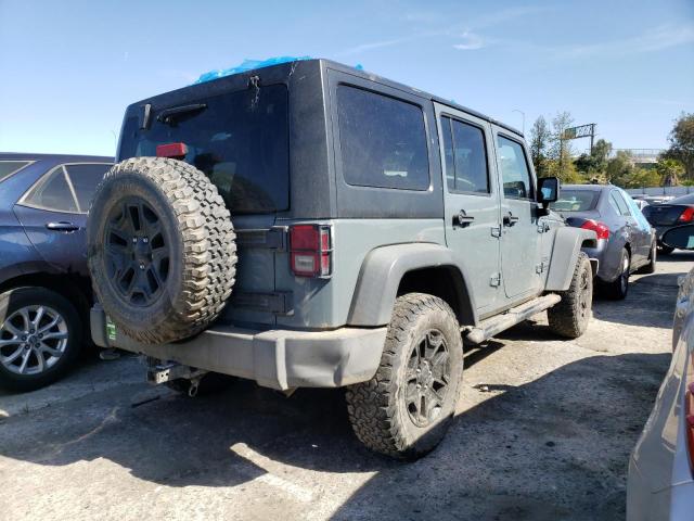 1C4BJWDG6EL125364 - 2014 JEEP WRANGLER U SPORT GRAY photo 3