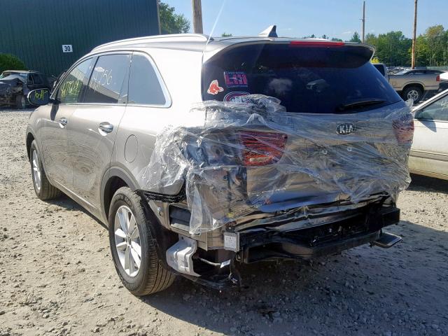 5XYPGDA36KG434575 - 2019 KIA SORENTO L  photo 3