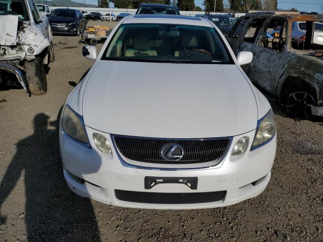 JTHBE96S370010909 - 2007 LEXUS GS 350 WHITE photo 5