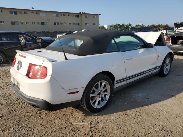 1ZVBP8EM7B5158322 - 2011 FORD MUSTANG WHITE photo 3