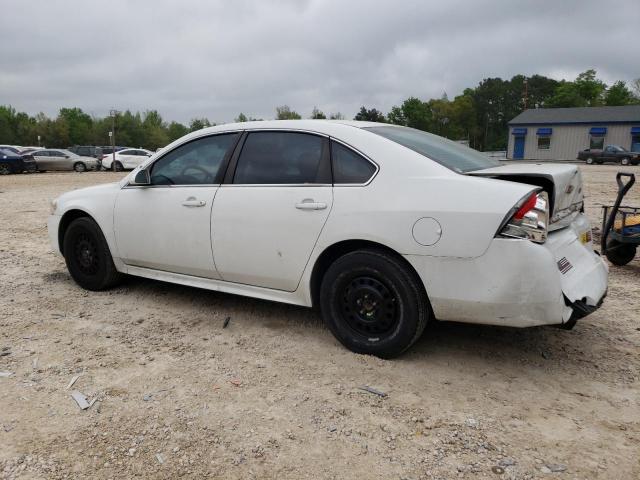 2G1WD5EM0B1234453 - 2011 CHEVROLET IMPALA POLICE WHITE photo 2