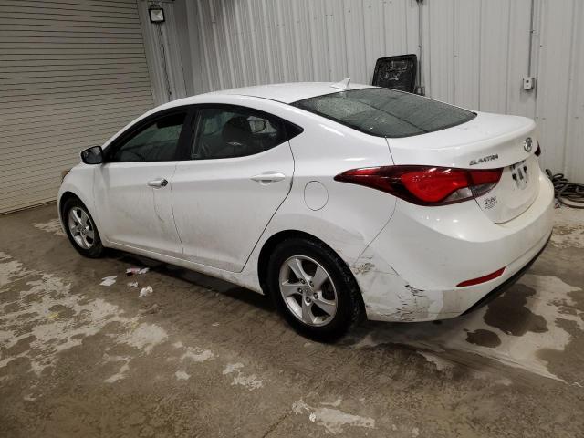 5NPDH4AE1FH649930 - 2015 HYUNDAI ELANTRA SE WHITE photo 2