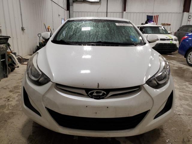 5NPDH4AE1FH649930 - 2015 HYUNDAI ELANTRA SE WHITE photo 5