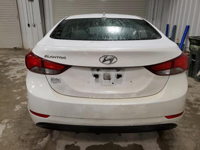 5NPDH4AE1FH649930 - 2015 HYUNDAI ELANTRA SE WHITE photo 6