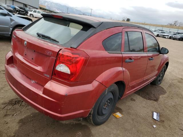 1B3HB48B47D516814 - 2007 DODGE CALIBER SXT RED photo 3