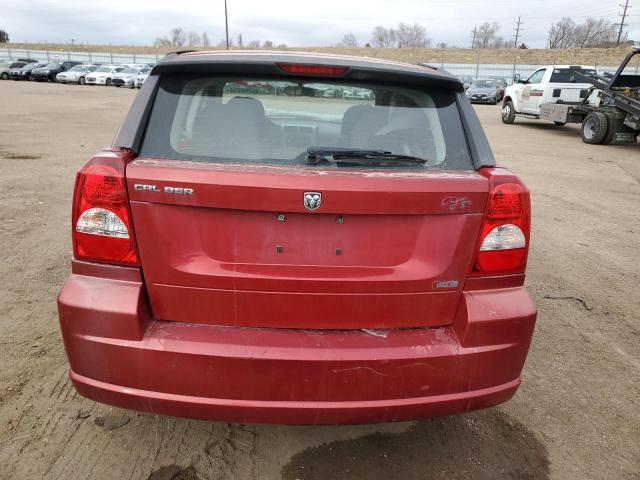 1B3HB48B47D516814 - 2007 DODGE CALIBER SXT RED photo 6