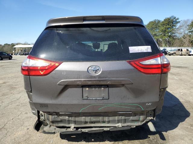 5TDKK3DCXFS576726 - 2015 TOYOTA SIENNA LE GRAY photo 6