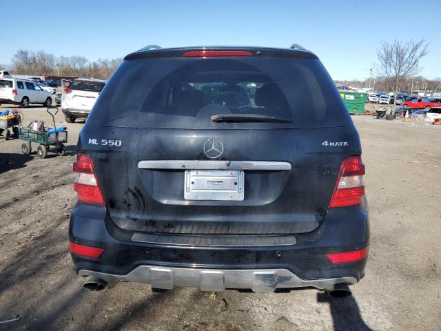 4JGBB72E09A482220 - 2009 MERCEDES-BENZ ML 550 BLACK photo 6