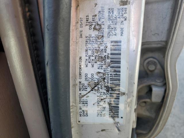 JT3GN86R4V0045779 - 1997 TOYOTA 4RUNNER SR5 GOLD photo 12