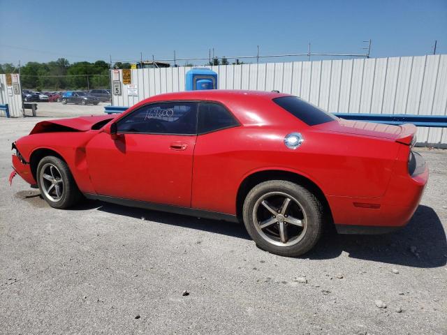 2B3CJ4DV4AH130546 - 2010 DODGE CHALLENGER SE RED photo 2