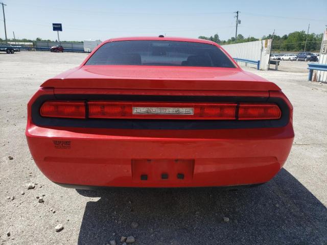 2B3CJ4DV4AH130546 - 2010 DODGE CHALLENGER SE RED photo 6