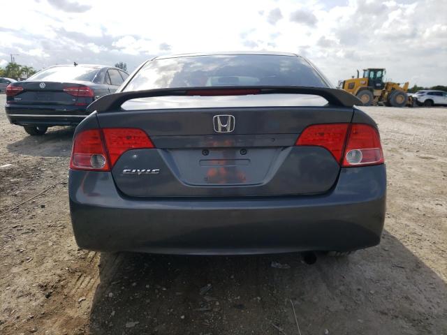 JHMFA16846S008172 - 2006 HONDA CIVIC EX GRAY photo 6