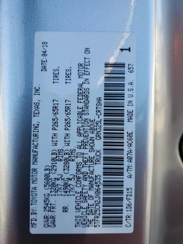 5TFRZ5CN2JX064535 - 2018 TOYOTA TACOMA ACCESS CAB Gümüş foto 12