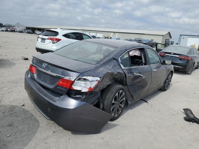 1HGCR2F5XEA007543 - 2014 HONDA ACCORD SPORT GRAY photo 3