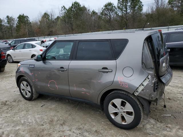 KNDJN2A25G7400591 - 2016 KIA SOUL GRAY photo 2