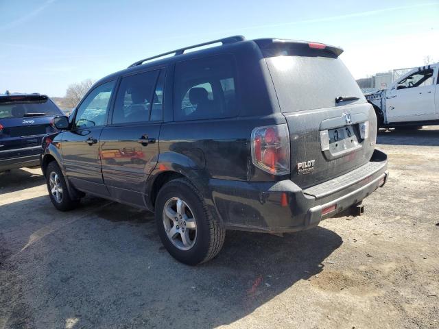 5FNYF18567B001348 - 2007 HONDA PILOT EXL BLACK photo 2