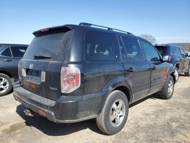 5FNYF18567B001348 - 2007 HONDA PILOT EXL BLACK photo 3