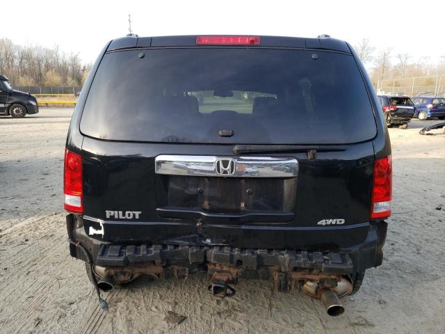 5FNYF4H74BB004437 - 2011 HONDA PILOT EXLN BLACK photo 6