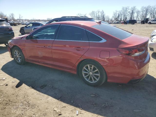 5NPE24AF1KH776315 - 2019 HYUNDAI SONATA SE RED photo 2