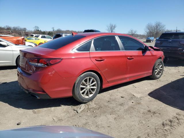 5NPE24AF1KH776315 - 2019 HYUNDAI SONATA SE RED photo 3