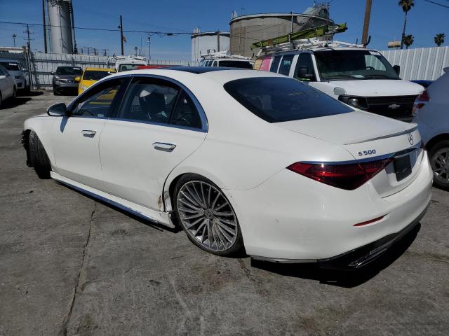 W1K6G6DBXNA101493 - 2022 MERCEDES-BENZ S 500 4MATIC WHITE photo 2