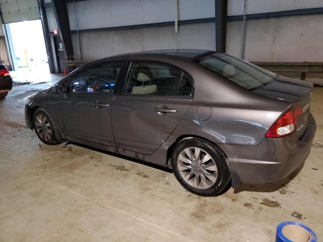 19XFA1F81AE058413 - 2010 HONDA CIVIC EX GRAY photo 2