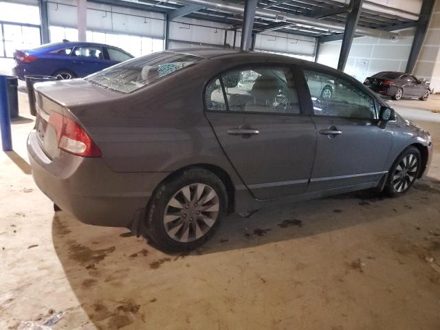 19XFA1F81AE058413 - 2010 HONDA CIVIC EX GRAY photo 3