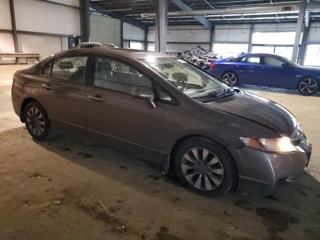 19XFA1F81AE058413 - 2010 HONDA CIVIC EX GRAY photo 4