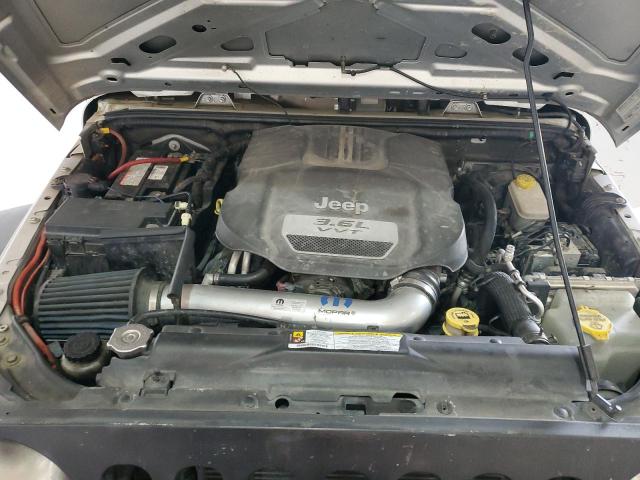 1C4BJWDG1CL116424 - 2012 JEEP WRANGLER U SPORT 银色 照片 11