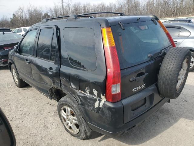 JHLRD78854C033906 - 2004 HONDA CR-V EX BLACK photo 2