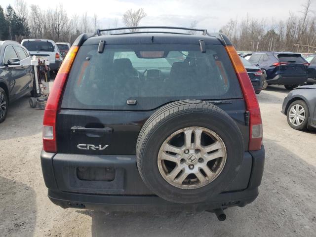 JHLRD78854C033906 - 2004 HONDA CR-V EX BLACK photo 6