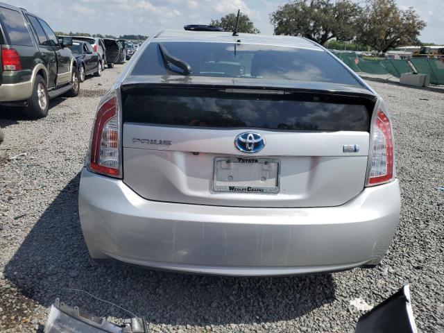 JTDKN3DU0F0422822 - 2015 TOYOTA PRIUS SILVER photo 6