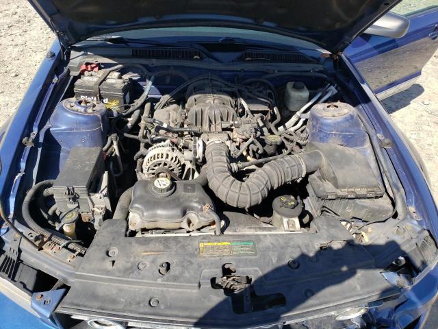 1ZVFT84NX75332981 - 2007 FORD MUSTANG BLUE photo 11